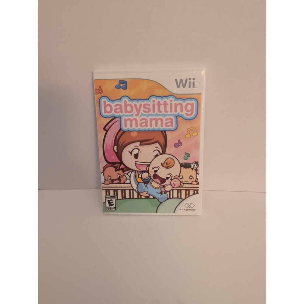 Babysitting Mama Nintendo Wii Game Majesco Entertainment Complete CIB E Rated